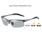 Aluminum Rimless Photochromic Sunglasses