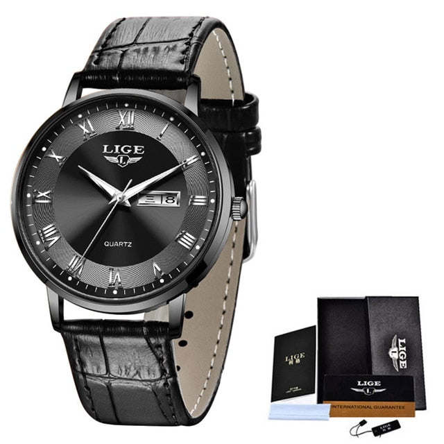 LIGE Brand Women Watches Ultra-thin