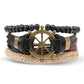 IFMIA Vintage Black Bead Bracelets For Men
