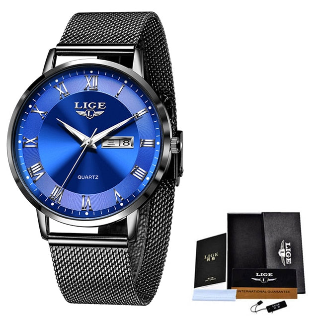 LIGE Brand Women Watches Ultra-thin