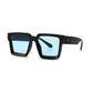 SHAUNA Retro Square Sunglasses