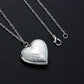 Openable Love Heart Locket Pendant Necklace
