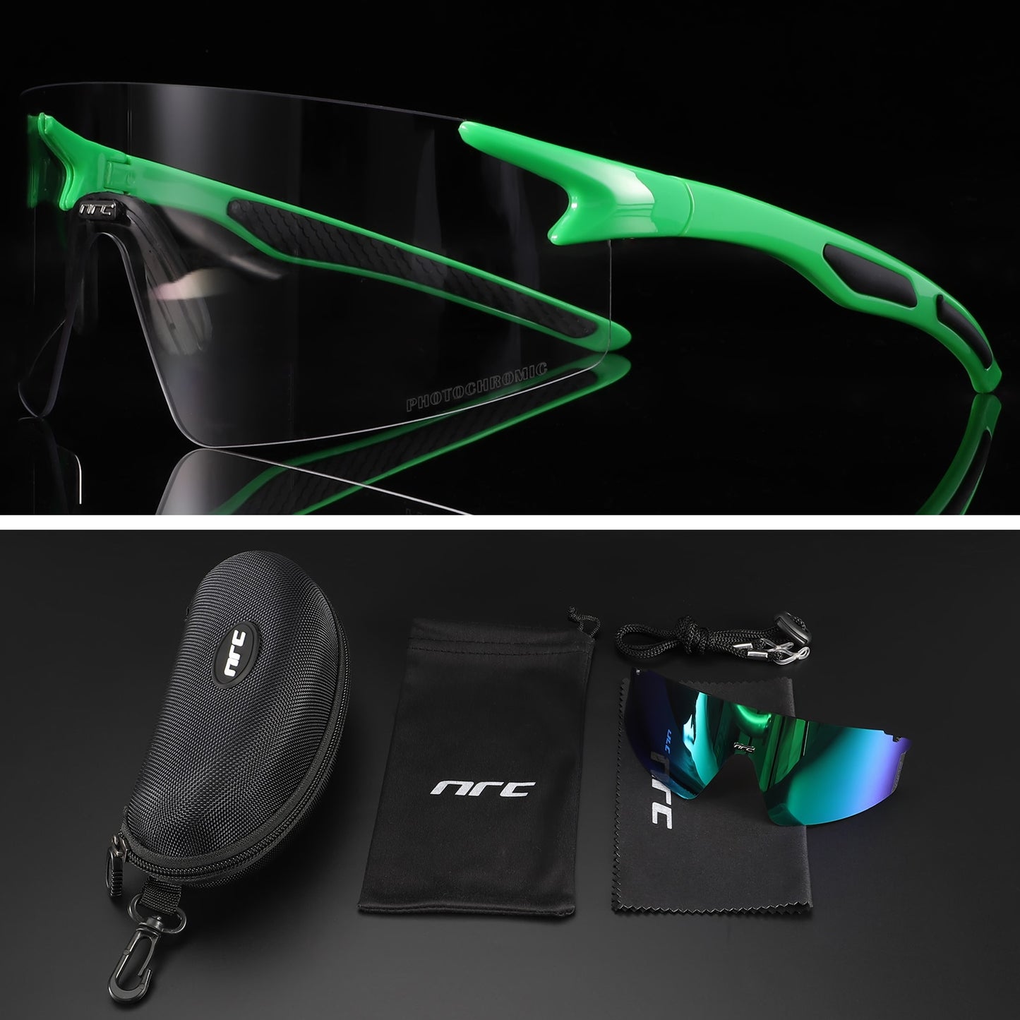 NRC 3 Lens UV400 Cycling Sunglasses