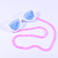 Chaîne de lunettes de soleil en acrylique MOON GIRL 72cm