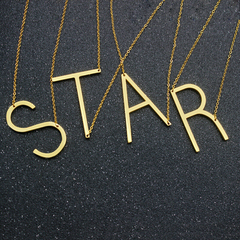 Large Initial Necklace A-Z