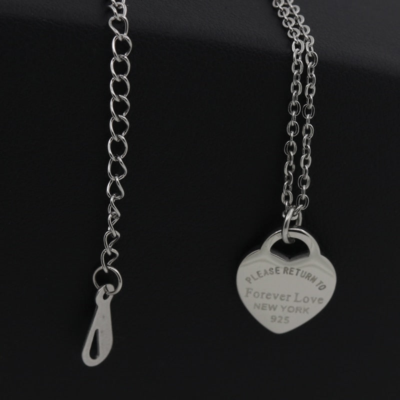 Fashion Luxury Famous Brand Love  Necklace