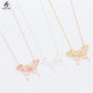 Oly2u Butterfly Necklace