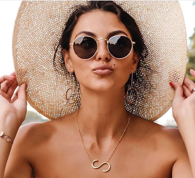 Large Initial Necklace A-Z