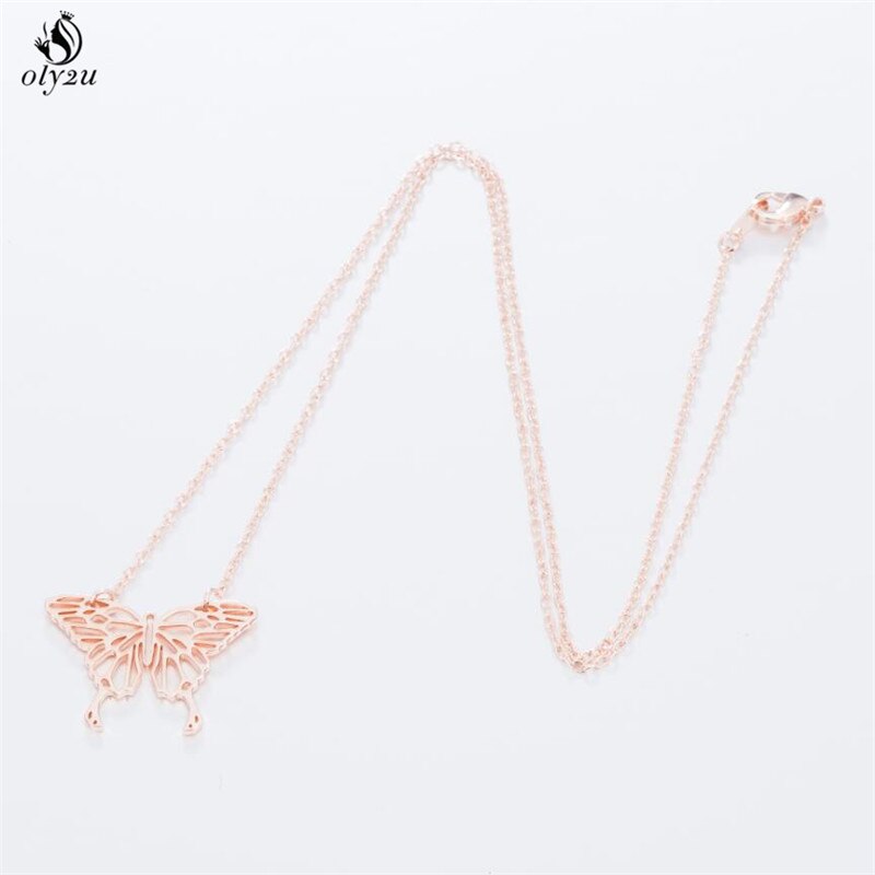 Oly2u Butterfly Necklace