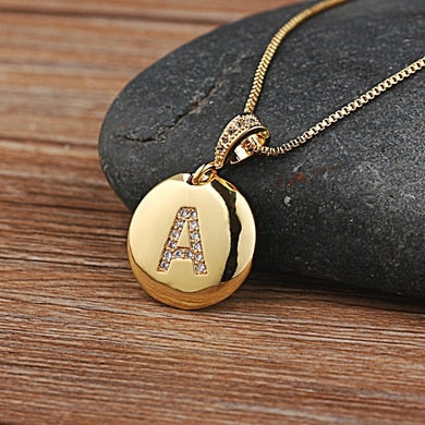 Nidin Top Quality Women Necklace 26 A-Z