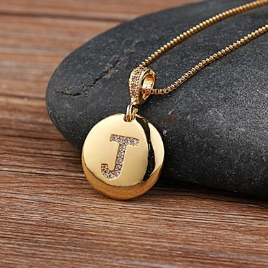Nidin Top Quality Women Necklace 26 A-Z
