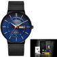 Mens Watches LIGE Waterproof Ultra Thin