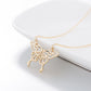 Oly2u Butterfly Necklace