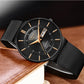 Mens Watches LIGE Waterproof Ultra Thin