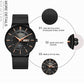 Mens Watches LIGE Waterproof Ultra Thin