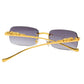 Fashion Vintage Rimless Square Sunglasses