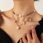 Elegant Pearl Choker Necklace