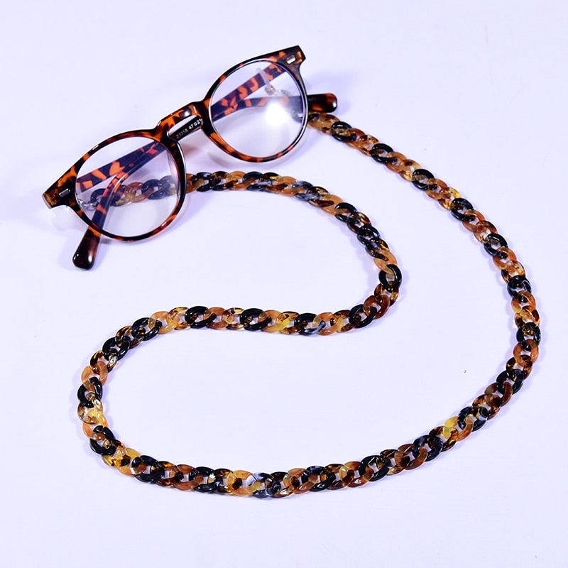 Chaîne de lunettes de soleil en acrylique MOON GIRL 72cm