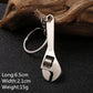Hot Keychains For Men Car Bag KeyRing Combination Tool Portable Mini Utility Pocket Clasp Ruler Hammer Wrench Pliers Shovel