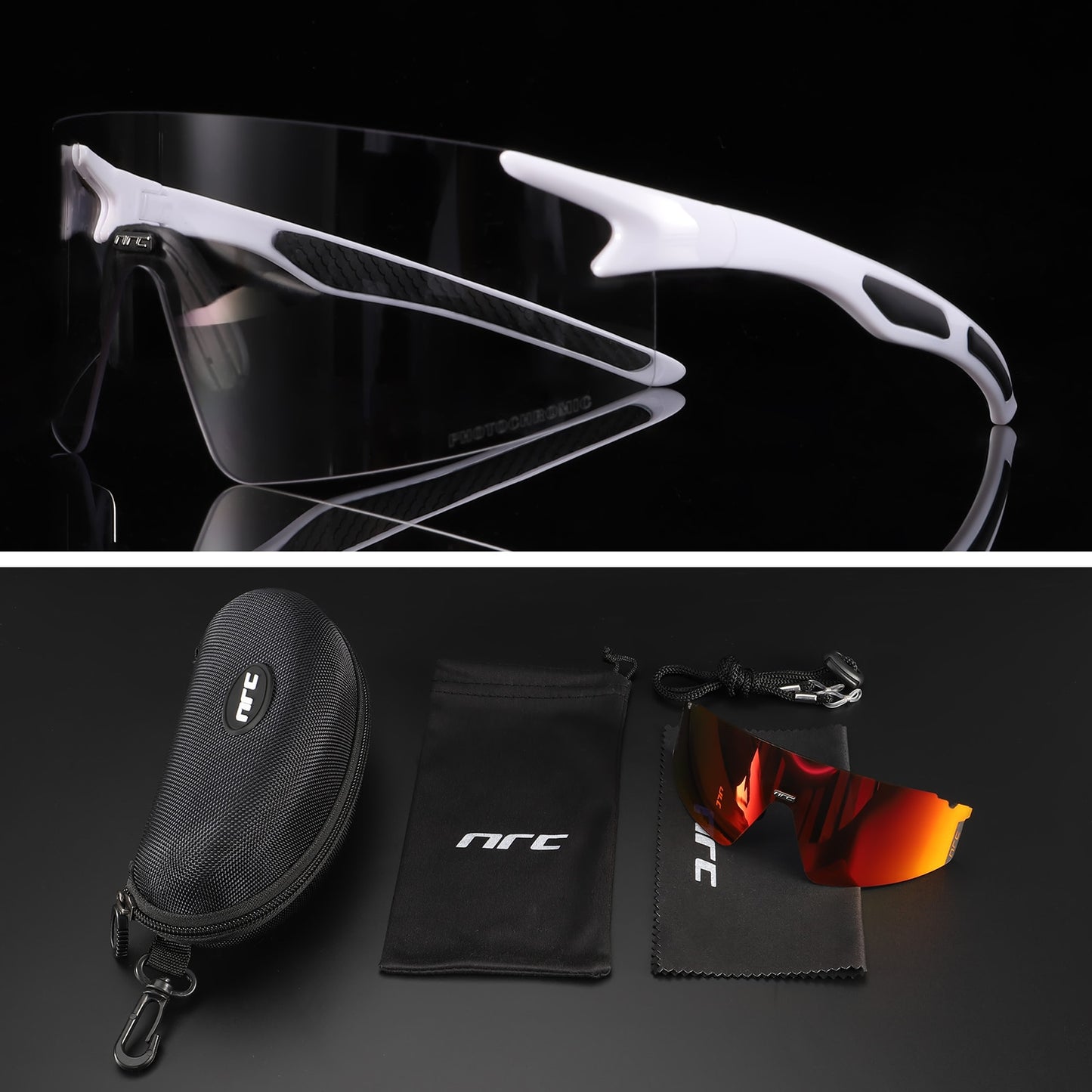 NRC 3 Lens UV400 Cycling Sunglasses
