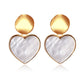 POXAM New Korean Round Earrings