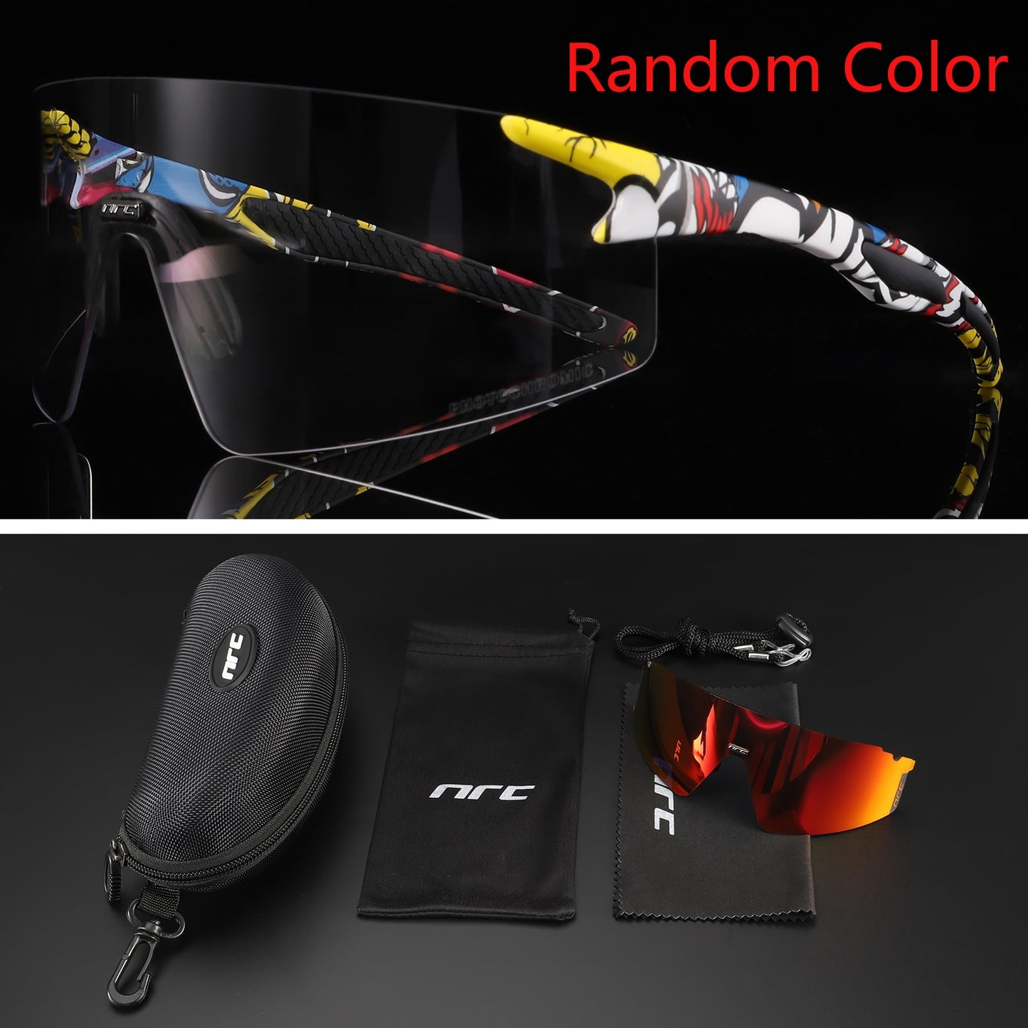 NRC 3 Lens UV400 Cycling Sunglasses