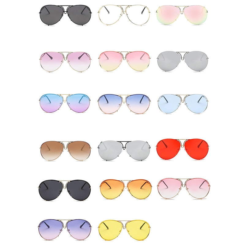 Fashion Pilot Sunglasses Women Oversized