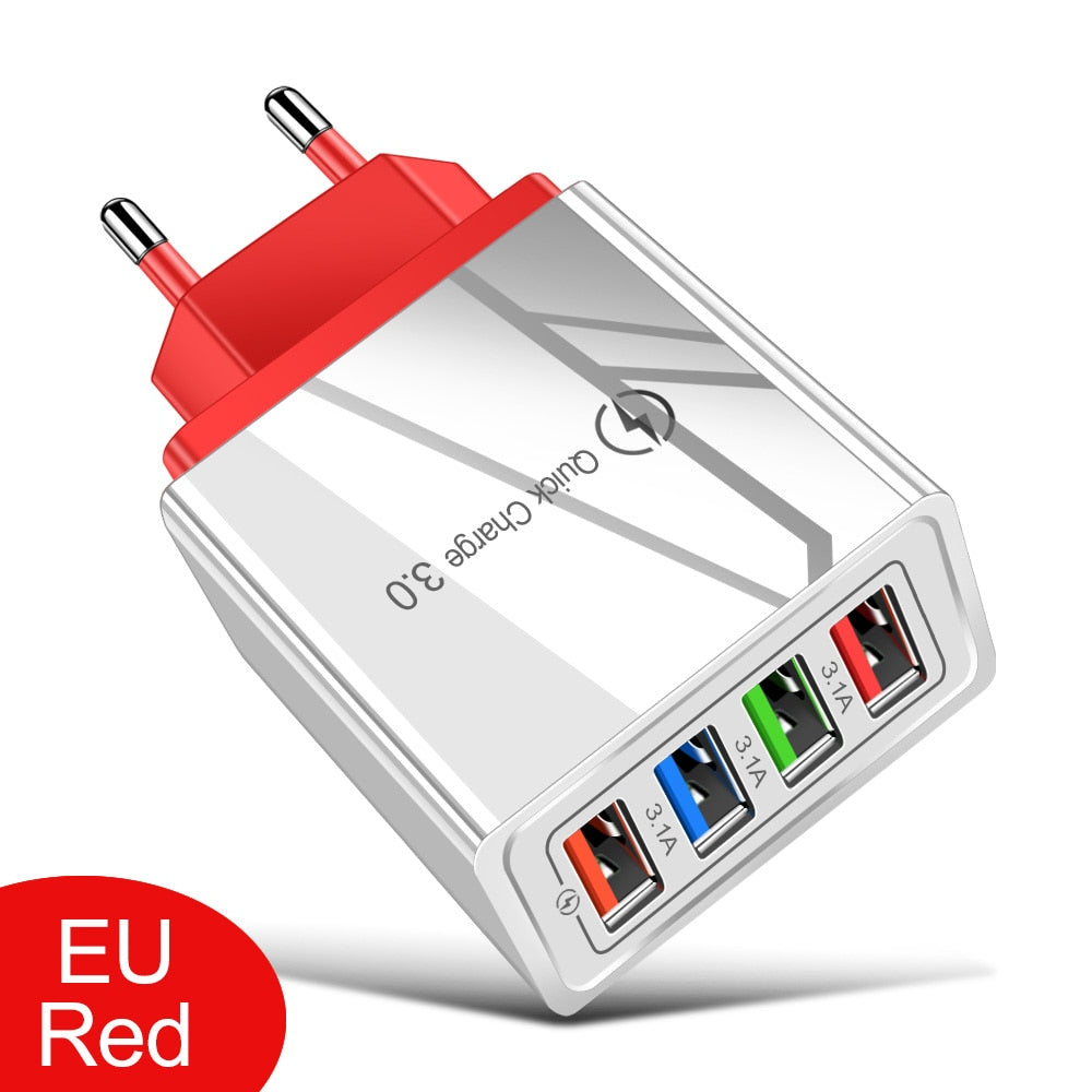 EU/US Plug USB Charger/ Quick Charge 3.0