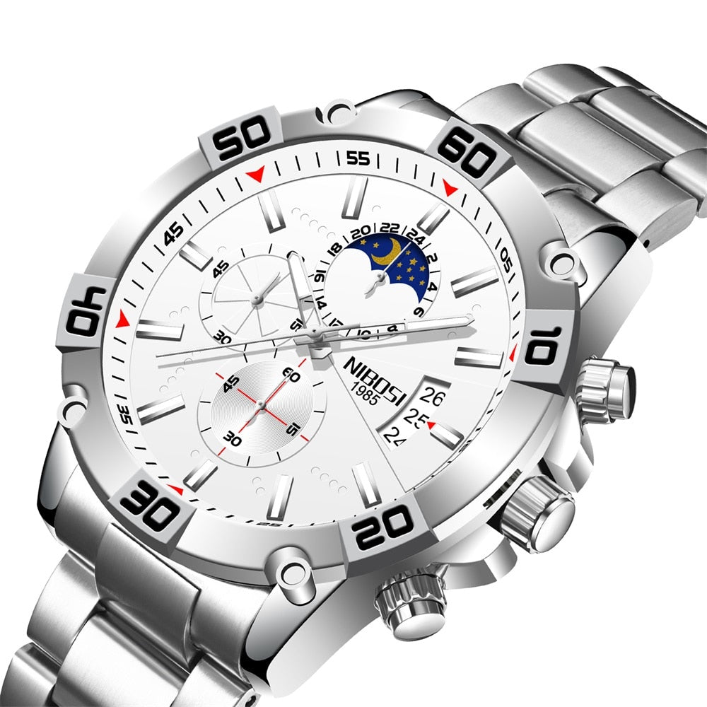 NIBOSI 2022 Fashion Gold Watch