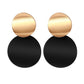 POXAM New Korean Round Earrings