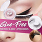 1Pair Reusable Self-adhesive False Eyelashes