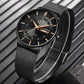 Mens Watches LIGE Waterproof Ultra Thin