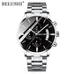 BELUSHI Montres Homme Full Steel Chronograph