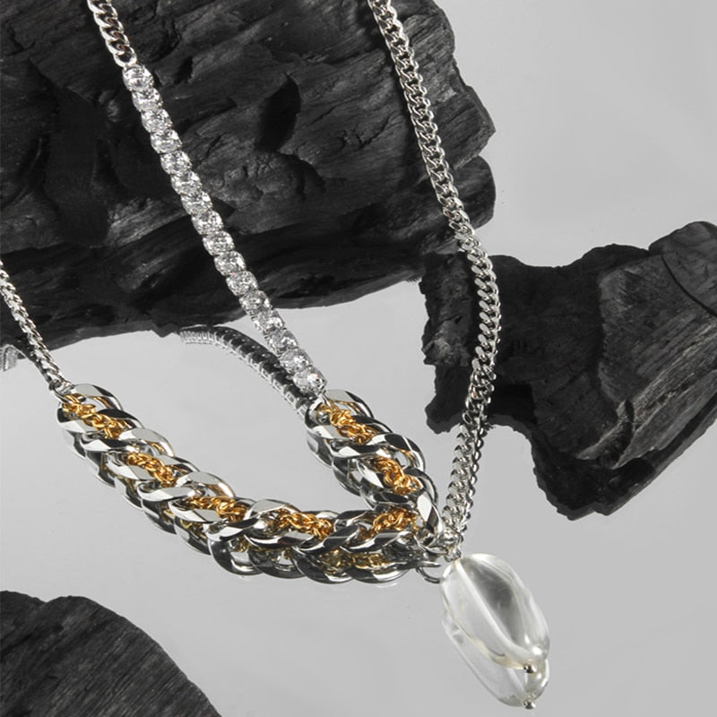 Elegant Pearl Choker Necklace