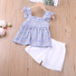 2T Girls Clothes Sets  T-Shirt+Denim