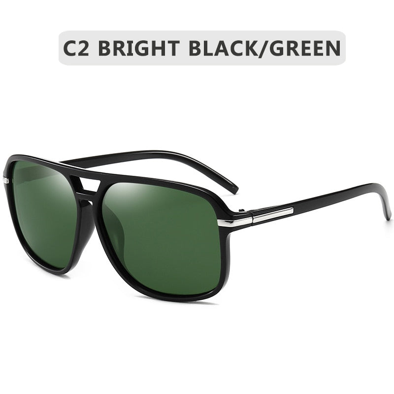 Fashion Men Cool Square Polarized Sunglasses