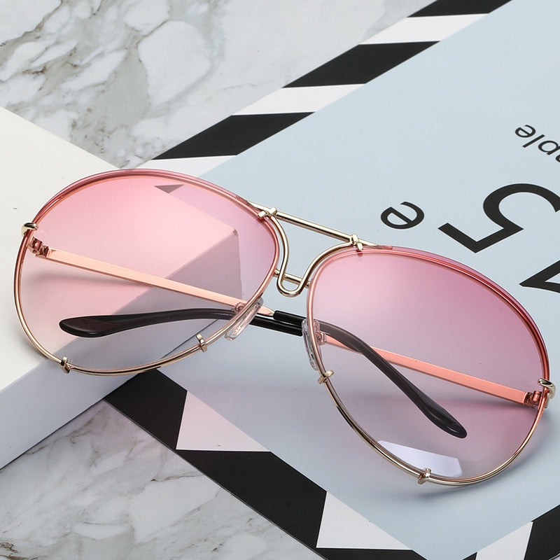 Fashion Pilot Sunglasses Women Oversized