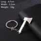Hot Keychains For Men Car Bag KeyRing Combination Tool Portable Mini Utility Pocket Clasp Ruler Hammer Wrench Pliers Shovel
