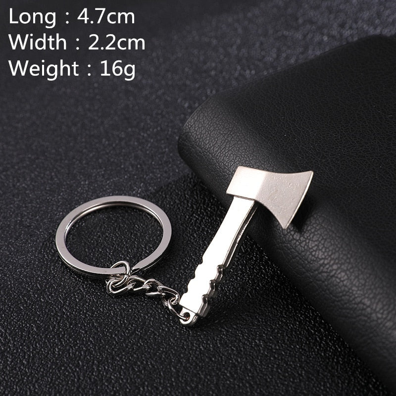 Hot Keychains For Men Car Bag KeyRing Combination Tool Portable Mini Utility Pocket Clasp Ruler Hammer Wrench Pliers Shovel