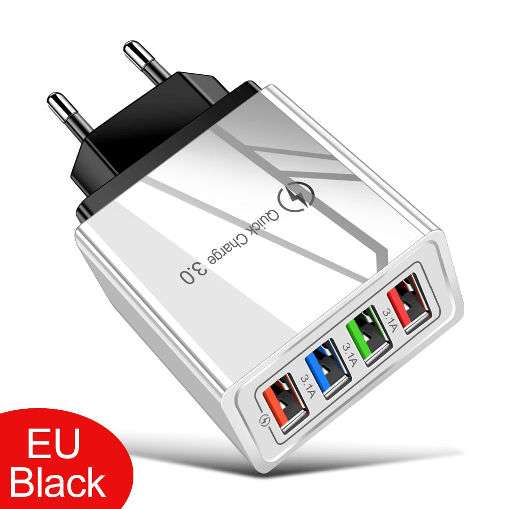 EU/US Plug USB Charger/ Quick Charge 3.0