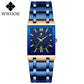 Relogio Masculino WWOOR Gold Watch