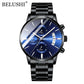 BELUSHI Montres Homme Full Steel Chronograph
