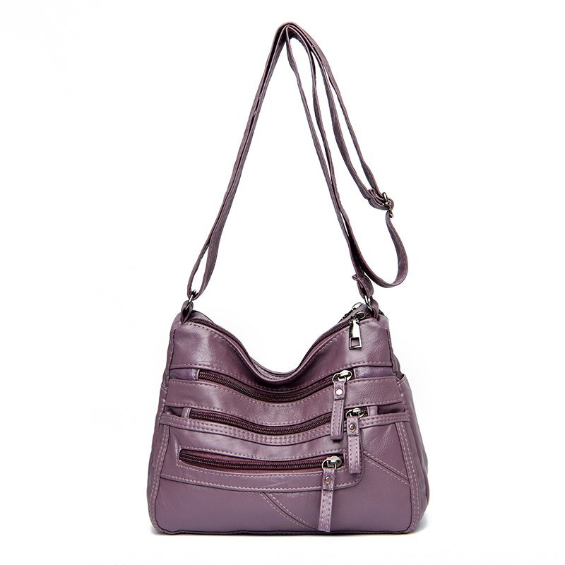 High Quality Women&#39;s Soft Leather Shoulder Bags Multi-Layer Classic Crossbody Bag Luxury Designer Handbag and Purse