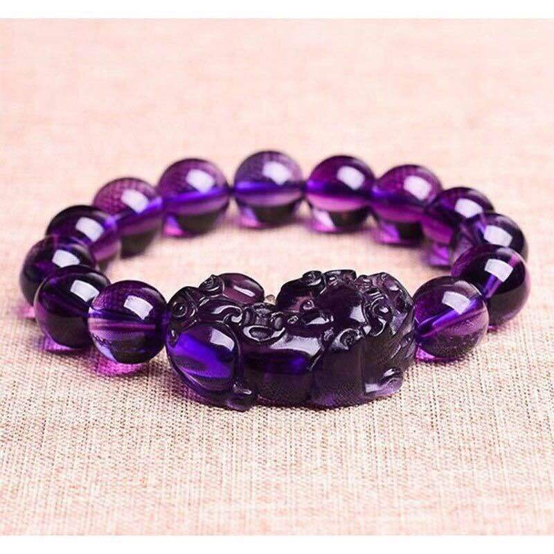 Feng Shui Obsidian Stone Beads Bracelet