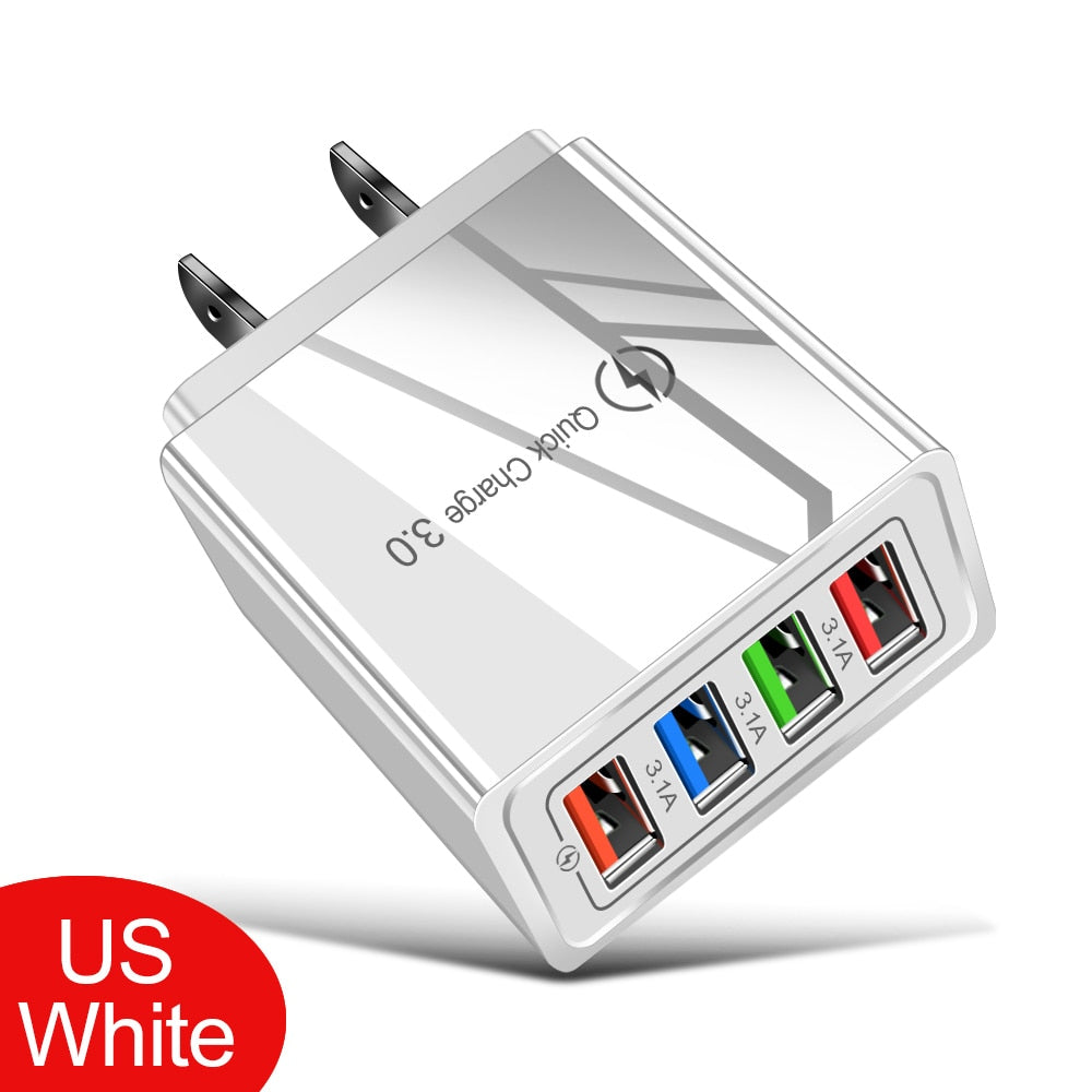 EU/US Plug USB Charger/ Quick Charge 3.0