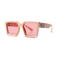 SHAUNA Retro Square Sunglasses