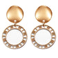 POXAM New Korean Round Earrings