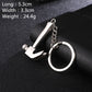 Hot Keychains For Men Car Bag KeyRing Combination Tool Portable Mini Utility Pocket Clasp Ruler Hammer Wrench Pliers Shovel