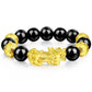 Feng Shui Obsidian Stone Beads Bracelet