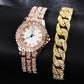 Diamond Women Watches Gold
